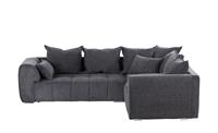 Ecksofa  London ¦ schwarz ¦ Maße (cm): B: 297 H: 71 T: 265  - Möbel Kraft