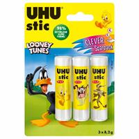 E. Faber Vertrieb UHU Stic Klebestift ohne Lösungsmittel Looney Tunes 3x 8,2g