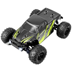 Reely Speedy Zwart/groen Brushed 1:18 RC auto Elektro Monstertruck 4WD RTR 2,4 GHz Incl. accu, oplader en batterijen voor de zender