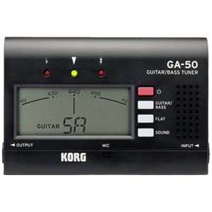 Korg GA-50 tuner for guitar and bass guitar