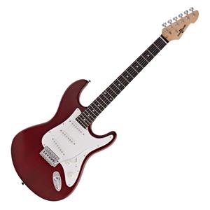 Gear4Music LA Electrische Gitaar van  Rood