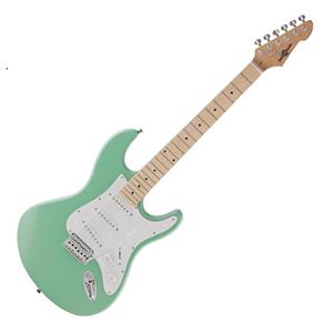 Gear4Music LA Select Elektrische Gitaar SSS van  Seafoam Green