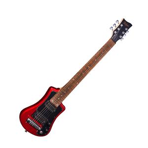 Hofner Shorty Deluxe Red Electric Travel Guitar