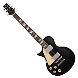 Gear4Music New Jersey Linkshandige Gitaar van  Zwart