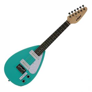 VOX Mark III Teardrop Mini Aqua Green Electric Guitar with Gig Bag
