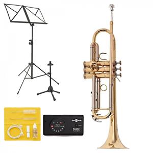 Besson BE110 New Standard Bb Trumpet Package Clear Lacquer