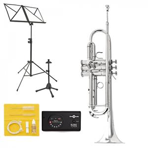 Besson BE110 New Standard Bb Trumpet Package Silver Plated