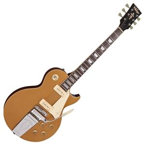 Vintage V100MU Midge Ure Signature Gold E-Gitarre