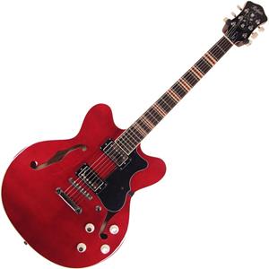 Hofner HCT Verythin Electric Guitar Red