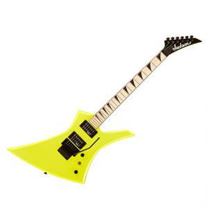 Jackson X Series Kelly KEXM, Neon Yellow Electric Guitar with Floyd Rose
