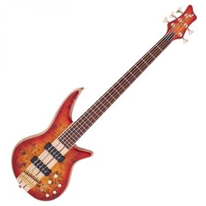 Jackson Pro Series Spectra Bass SBP V, Transparent Cherry Burst Electric Bass Guitar