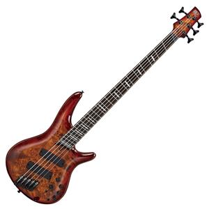 Ibanez SRMS805 Multi Scale 5 String Bass Brown Topaz Burst