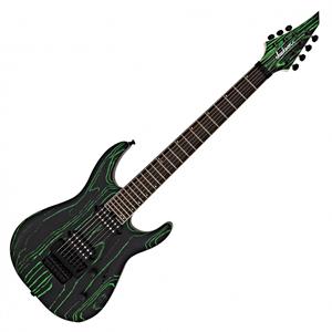 Jackson Pro Series DK Modern Ash FR7 Black & Green 7-String Electric Guitar