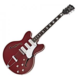 VOX Bobcat S66 Semi-Hollow-Body Guitar (Cherry Wed)