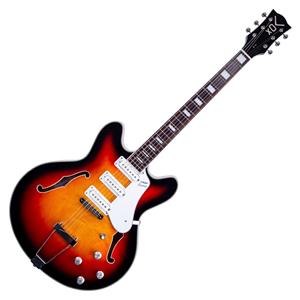 VOX Bobcat S66 Semi-Hollow-Body Guitar (Sunburst)