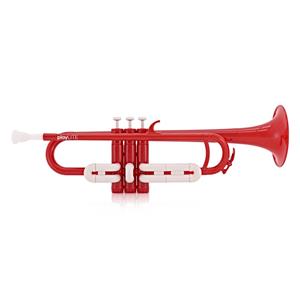 Gear4Music playLITE Hybride Trompet van  Rood