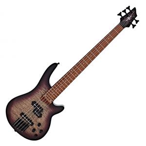 Gear4Music Chicago Select 5-String Bass Guitar by  Purple Burst