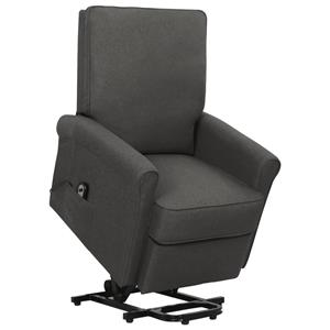 VidaXL Sta-op-stoel stof donkergrijs 8720286429587