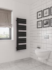 Eastbrook Helmsley design radiator 140x50cm mat zwart 853W