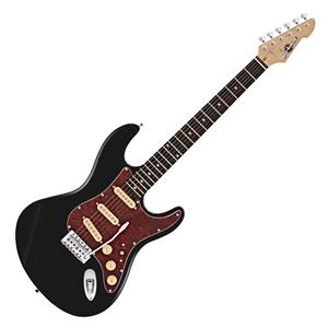 Gear4Music LA Select Elektrische Gitaar SSS van  Zwart - Bijna Nieuw