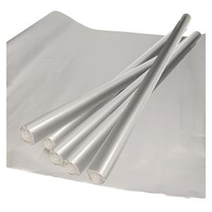 Shoppartners Multipak van 5x stuks luxe inpakpapier/cadeaupapier metallic zilver 200 x 70 cm -