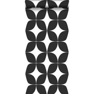 Esta Home ESTAhome behang grafisch motief zwart wit - 139101 - 0,53 x 10,05 m