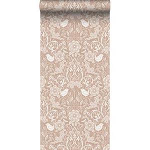 Esta Home ESTAhome behang bloemen en vogels nude kleur en wit - 139324 - 0.53 x