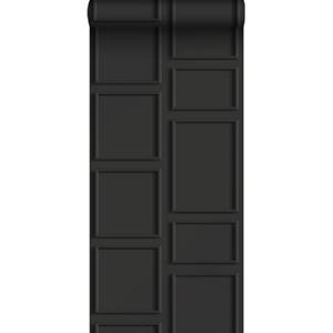 Esta Home ESTAhome behang wandpanelen zwart - 139338 - 0.53 x 10.05 m