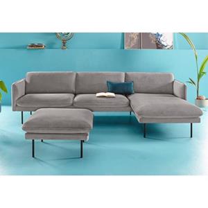 COUCH♥ Ecksofa "Levon", mit Recamierenabschluß, in moderner Optik, COUCH Lieblingsstücke