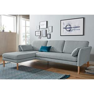 andas Ecksofa "Helsingborg", in skandinavischem Design, inkl. lose Zierkissen