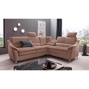 Places of Style Ecksofa "Cardoso", Federkern, wahlweise mit Bett, Schubkasten, teilweise Relaxfunktion