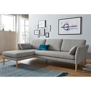 andas Ecksofa "Helsingborg", in skandinavischem Design, inkl. lose Zierkissen