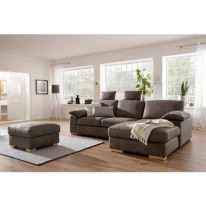 Home affaire Ecksofa "Ventura", wahlweise mit Bettfunktion und Bettfunktion/Bettkasten