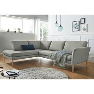 andas Ecksofa "Helsingborg", in skandinavischem Design, inkl. lose Zierkissen