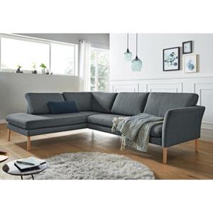 andas Ecksofa "Helsingborg", in skandinavischem Design, inkl. lose Zierkissen