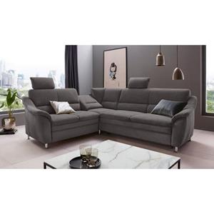 Places of Style Ecksofa "Cardoso", Federkern, wahlweise mit Bett, Schubkasten, teilweise Relaxfunktion