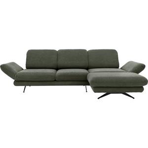 Places of Style Ecksofa »Saletto«, modernes Design, mit Armlehnenfunktion, wahlweise mit Drehsitz und Rückenverstellung