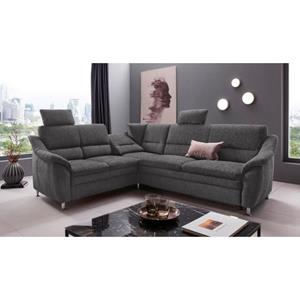 Places of Style Ecksofa "Cardoso", Federkern, wahlweise mit Bett, Schubkasten, teilweise Relaxfunktion