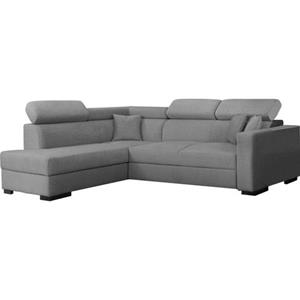 Home affaire Ecksofa "Tulio", wahlweise mit Bettfunktion und Bettkasten, incl. 3 Zierkissen