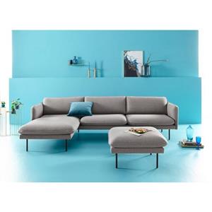 COUCH♥ Ecksofa "Levon", mit Recamierenabschluß, in moderner Optik, COUCH Lieblingsstücke