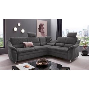 Places of Style Ecksofa "Cardoso", Federkern, wahlweise mit Bett, Schubkasten, teilweise Relaxfunktion