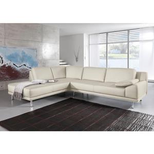 PLACES OF STYLE Ecksofa "Lisa928", mit Chrom Füßen