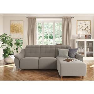 DELAVITA Ecksofa "Bostone", (2 St.), Kopfteilverstellung an jeder Sitzfläche, wahlweise Relaxfunktion, auch in Leder