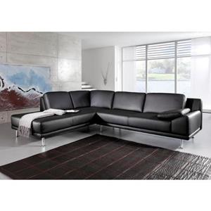 PLACES OF STYLE Ecksofa "Lisa928", mit Chrom Füßen