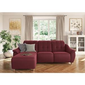 DELAVITA Ecksofa "Bostone", (2 St.), Kopfteilverstellung an jeder Sitzfläche, wahlweise Relaxfunktion, auch in Leder