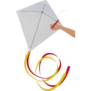Günther Eenlijns Vlieger Paint your kite Spanwijdte 690 mm