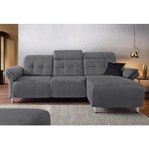 Places of Style Ecksofa "Manhattan", 2 Sitze mit elektrischer Relaxfunktion, verstellbare Armlehnen