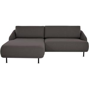 andas Ecksofa "Bendik", Füße aus schwarzem Metall, Design by Morten Georgsen