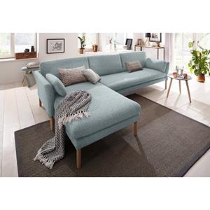 andas Ecksofa "Helsingborg", in skandinavischem Design, inkl. lose Zierkissen