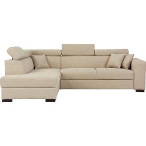 Home affaire Ecksofa "Tulio", wahlweise mit Bettfunktion und Bettkasten, incl. 3 Zierkissen